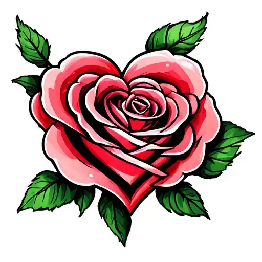 Paw Infinity Heart Rose