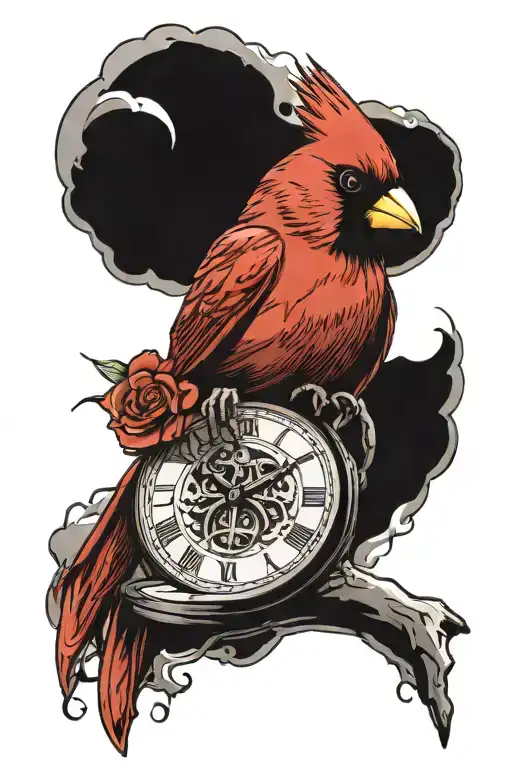 Cardinal Holding A Broken Pocket Watch