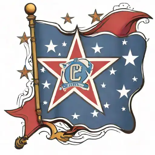 Chicago Flag Ripping But Replace The Stars With Stars Of David