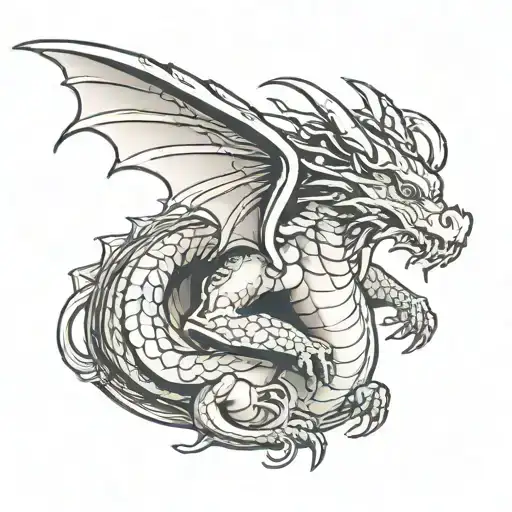 Small Simple Winged Dragon