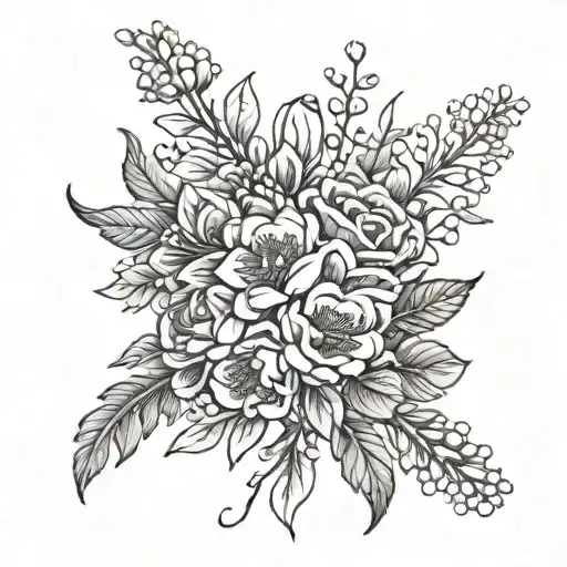 Birth Flower Bouquet