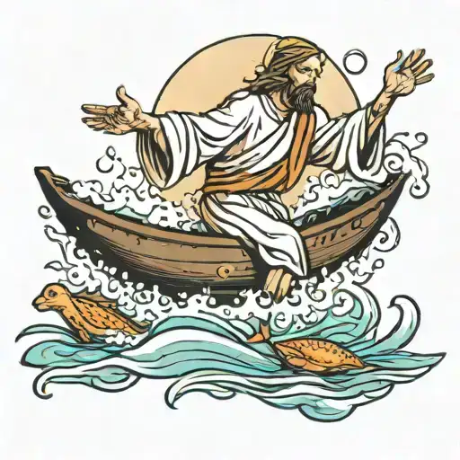 Jesus Walking On Water