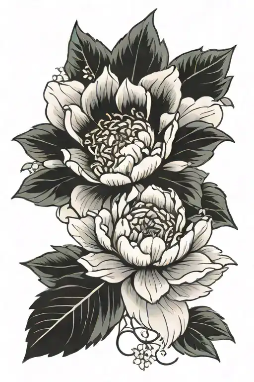 Peony Compass Flower