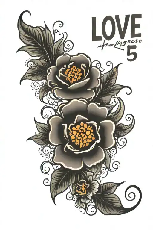 Love Happy Flowers Words