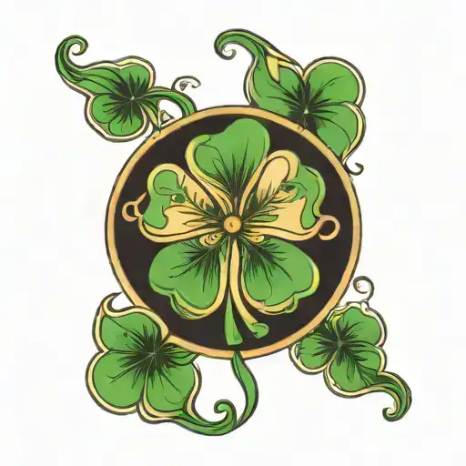 Anajah With 4 Leaf Clover