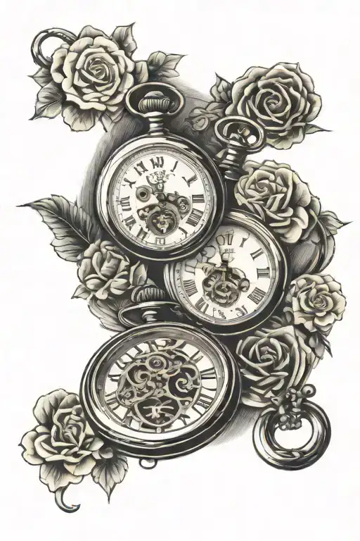 Two Pocket Watches To Mark The Birth Of My Children