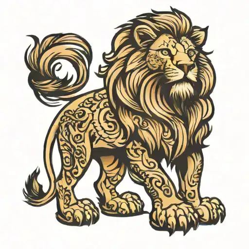 Lion Standing