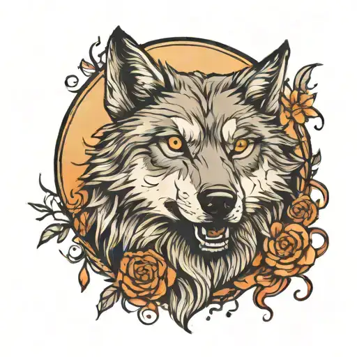 Wolf Under The Fullmoon