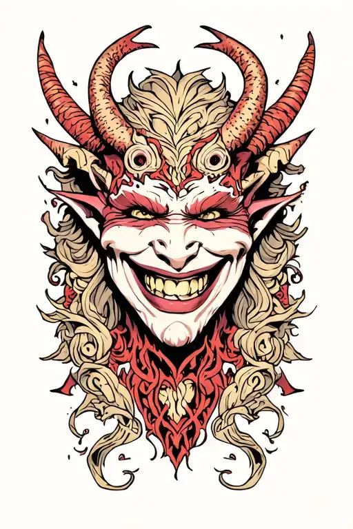 Smile On My Face But There Is A Demon Inside