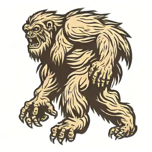 Bigfoot Silhouette Made