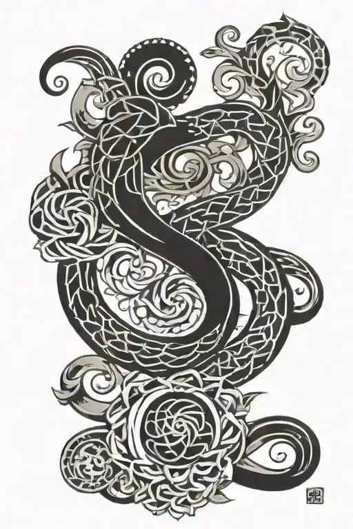 Karma Symbol Intertwined