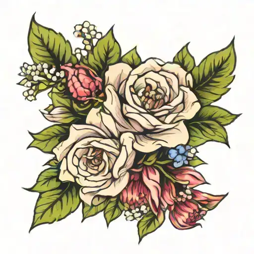 Birth Flower Bouquet