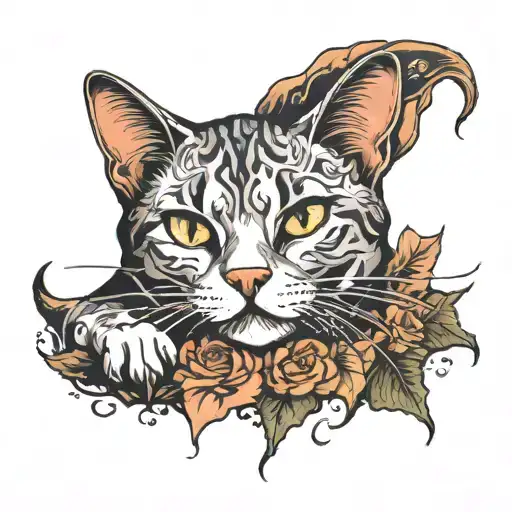 Sneaky Cat With Joint