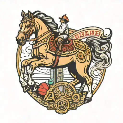 Race Horse And Slot Machine