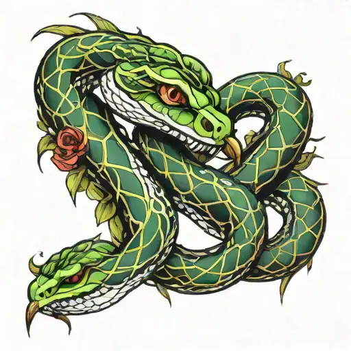 Snake Wrapping Tridant