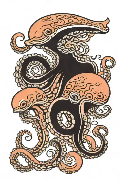 Octopus Whale Jellyfish