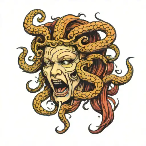 Crying Medusa Head