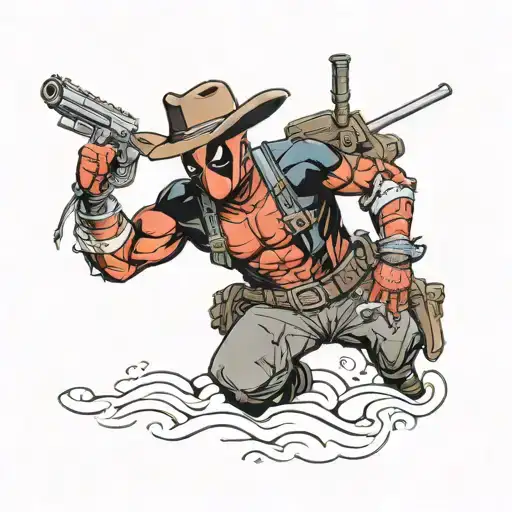 Cowboy Deadpool