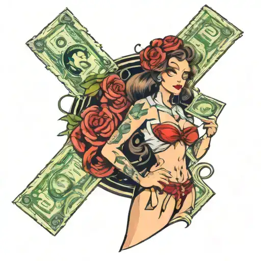 The Letters Cmb With Money And A Hot Girl