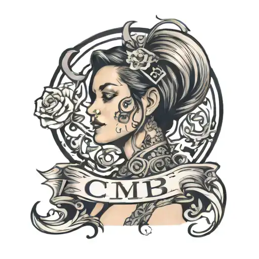 A Atractive Female With The Letters Cmb