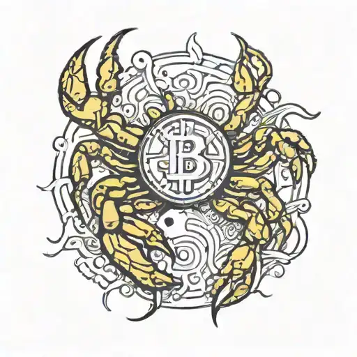 Crabs Guns Bitcoin Symbol