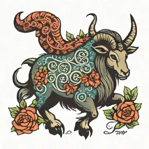 Capricorn Animal With Name Rowan