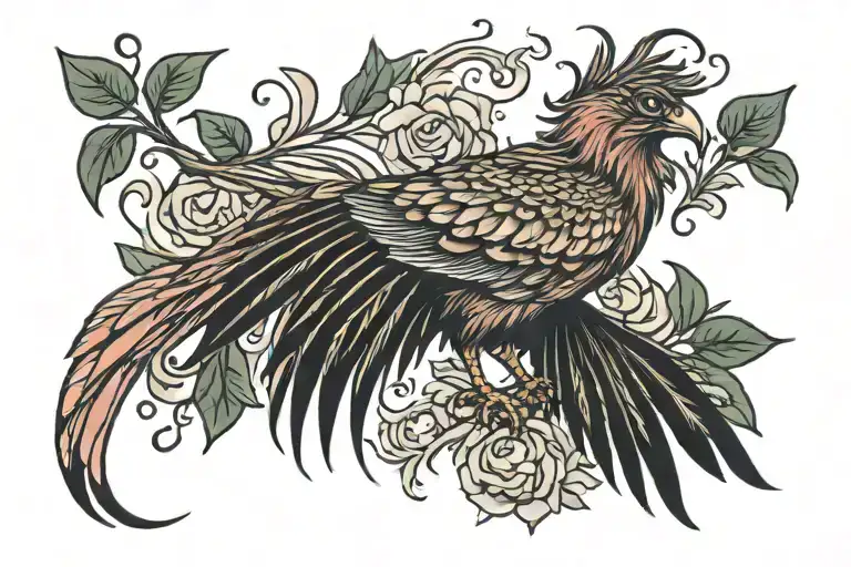 Phoenix Is Not Bird-like Illustration-inspired