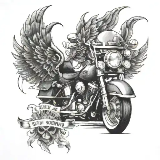 Memorial Tattoo For Dad Harley Davidson