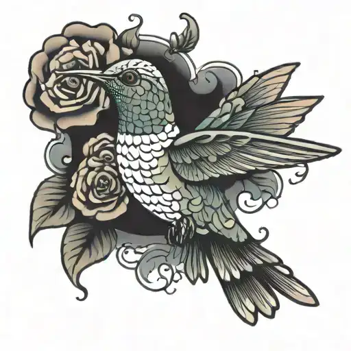 Hummingbird Hovering