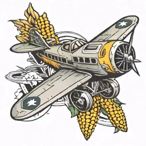 Corn Cob Airplane