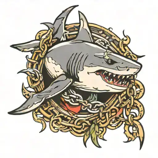 Shark And Chain