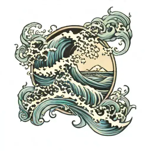 Waves With Date 8-14-2009