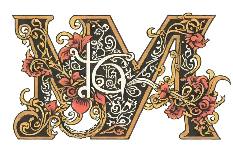 Letter H With Heartbeat Line