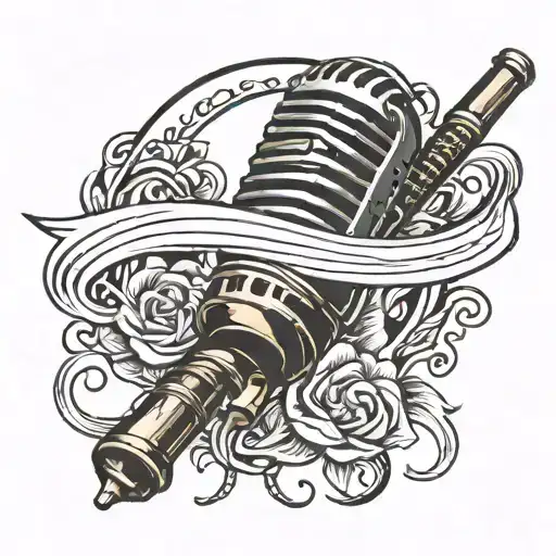 Microphone With Katana