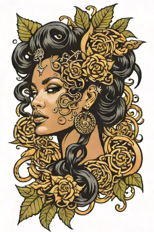 Rihanna Medusa Goddess