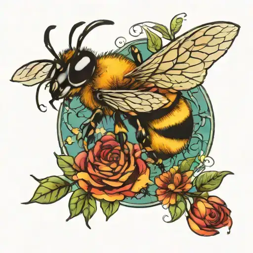 Moon Bees Dramcatcher