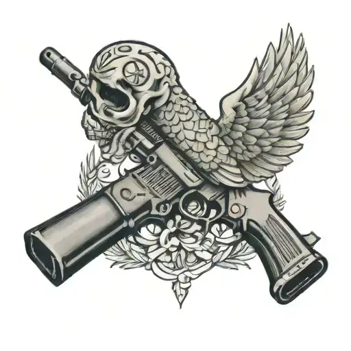 Praying For Peace But Still Packing A Gun Intertwined