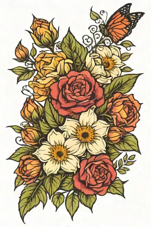 Birth Flower Bouquet