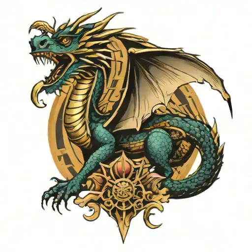 Dragon Egyptian Style