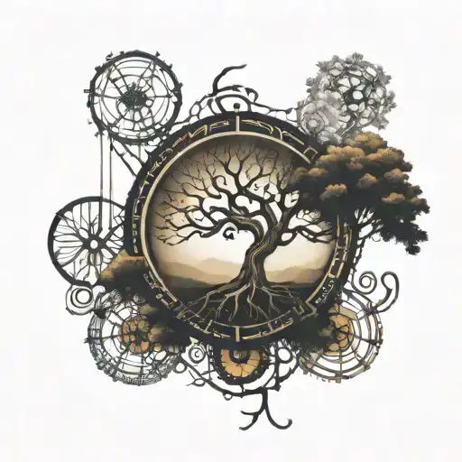 Tree Of Life Dna In Binary Code