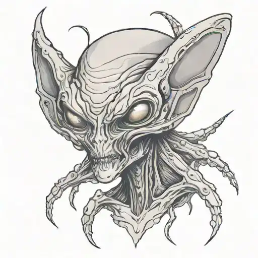 Gray Alien For Left Shoulder