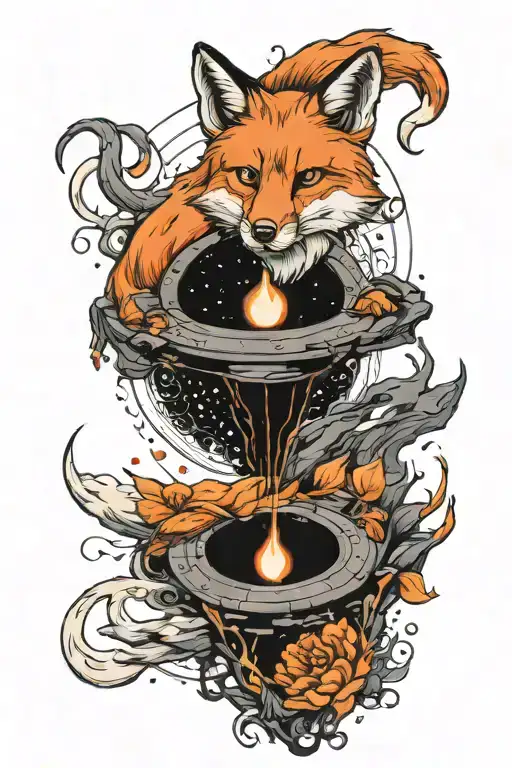 Fox Above The Black Hole