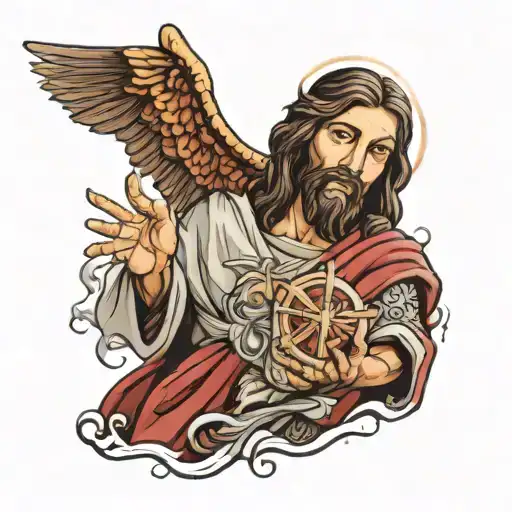 Jesus Christ Holding