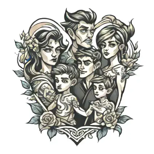 Family 3 Sons And A Wife