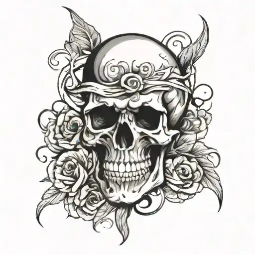 Still Around With Skull Logo