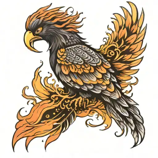 Phoenix Rising From Ashes
