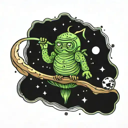 A Wise Cucumber On The Moon