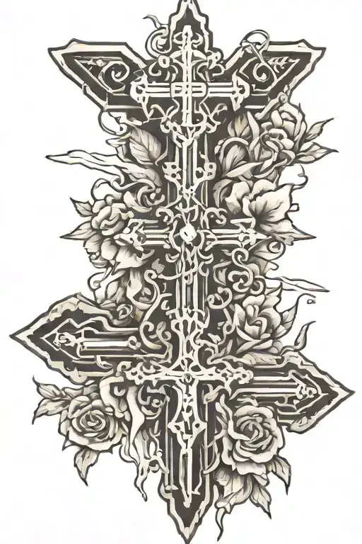 Crosses Horizontally A Scar