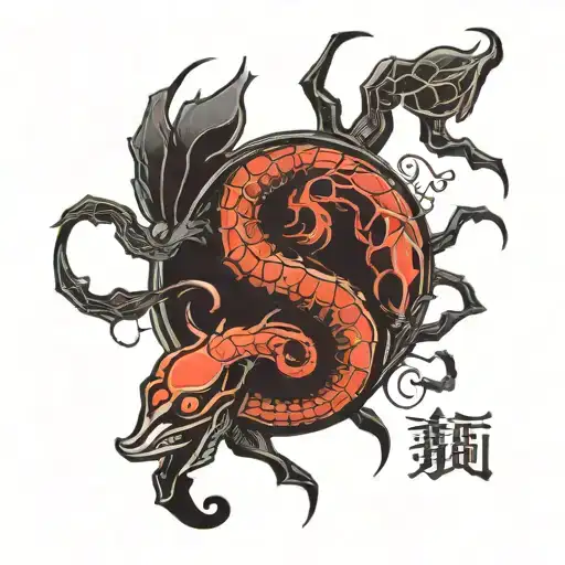 Scorpio Yin Yang Symbol