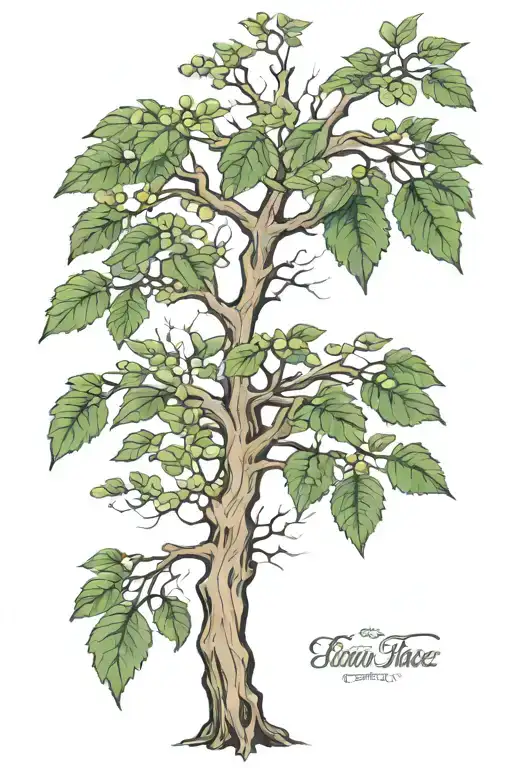 The Elm Tree Has Gas And Water